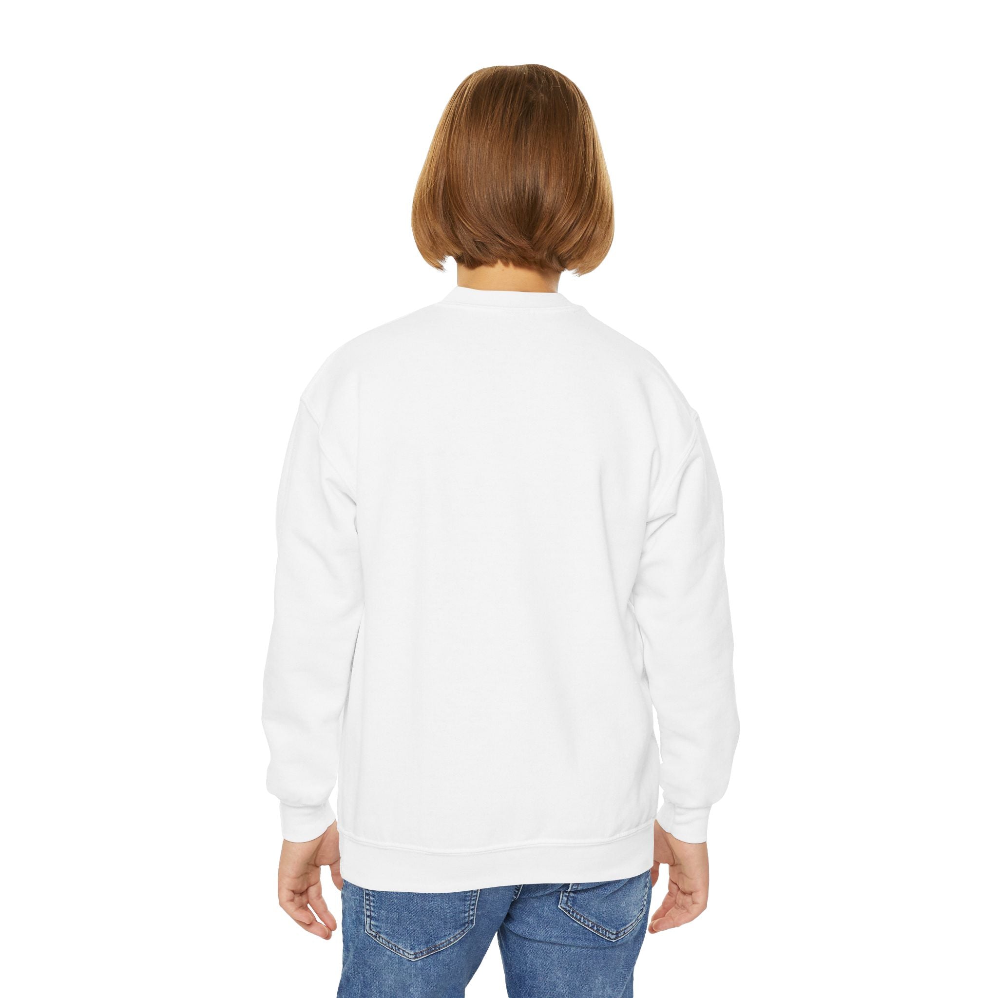 Kids Pizza-Loving Beaver Crewneck Sweatshirt
